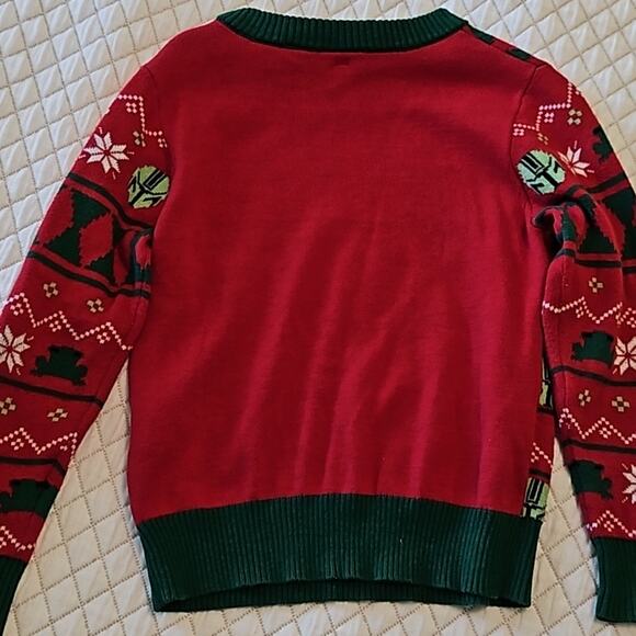 Star Wars Christmas Sweater 3T baby Yoda - Picture 3 of 3